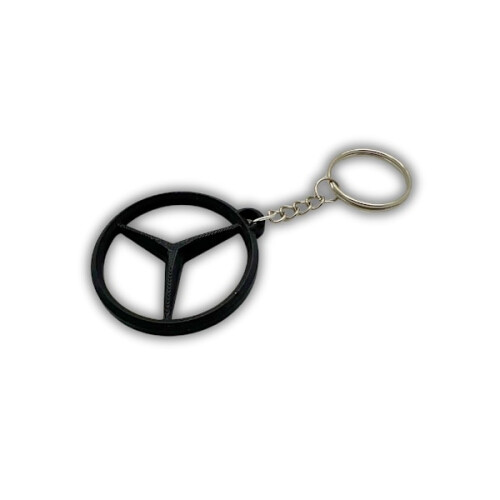 Έμβλημα μπρελόκ 45mm αξεσουάρ για Mercedes Benz Black M 2