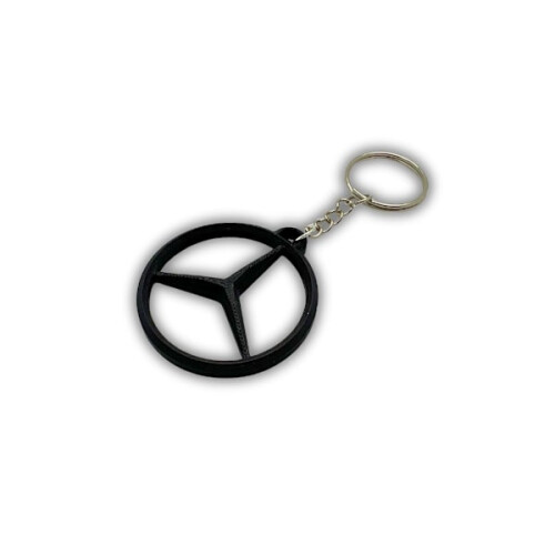 Έμβλημα μπρελόκ 45mm αξεσουάρ για Mercedes Benz Black M