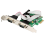 2X PCI Express2Ports Σειριακή Κάρτα Ελεγκτή RS232Com Db9 PCI-E1.0X1WCH382Chip με Βάση Χαμηλού Προφίλ 3
