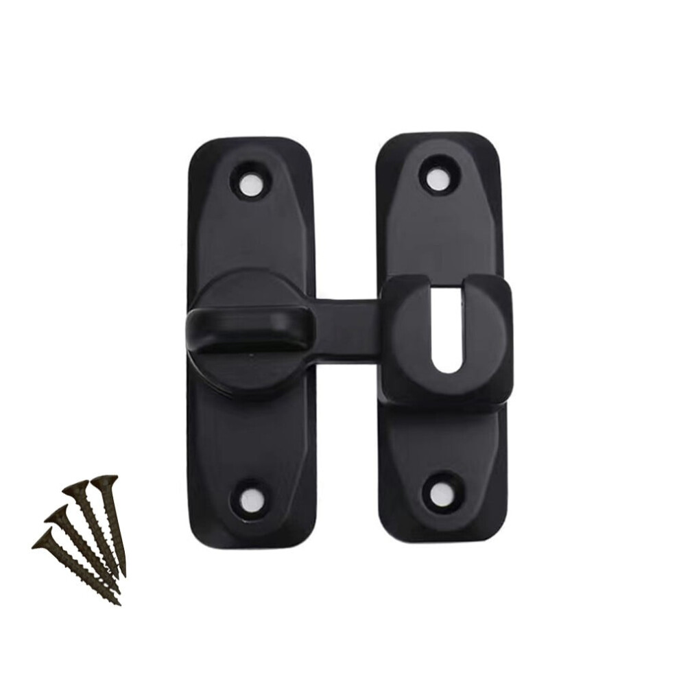 Premium 90-Degree Stainless Door Latch - Secure Sliding Screen & Barn Door Lock 9433291476352