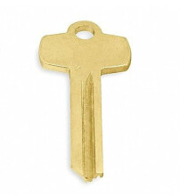 2 ébauches de clé en laiton, profil de clé K optimal, 6 goupilles