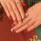 Hesroicy24Pcs Faux Nails Εύκολη αφαίρεση Χριστουγεννιάτικα μακράς διαρκείας Διάφορα 3