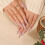 Hesroicy24Pcs Faux Nails Εύκολη αφαίρεση Χριστουγεννιάτικα μακράς διαρκείας Διάφορα 8