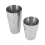 2X Σέικερ Κοκτέιλ Boston Shaker304Από ανοξείδωτο ατσάλι με χάραξη και σκίαση, σετ σέικερ 2