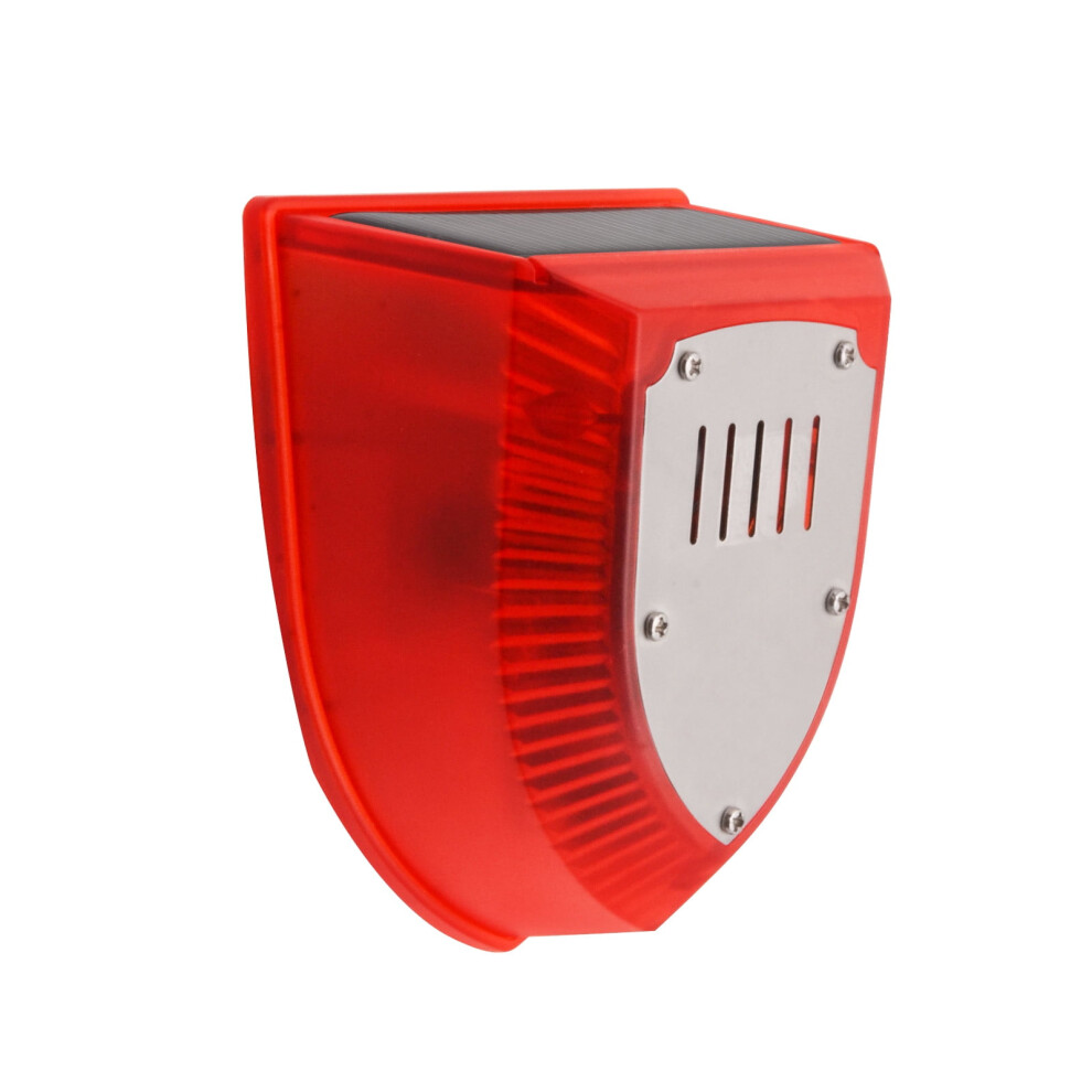 Flohua 129Db Security Alarm With Motion Sensor, 6Led Strobe, Ip65, Compatible With Home/Villa/Farm, Mothers Day Gift Clearance 9448196124444