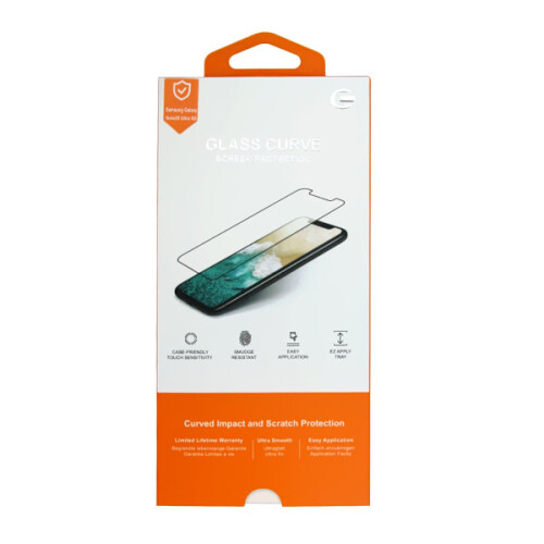 Προστατευτικό οθόνης συμβατό με Samsung A41 - 3D σκληρυμένο γυαλί μαύρο 1