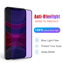2 kpl - Sinistä valoa estävä näytönsuoja, yhteensopiva iPhone 11 / 11XR (6,1 tuumaa) -puhelimen kanssa