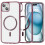 ColorPop συμβατό με iPhone15Case CH MagSafe Διαφανές/Κόκκινο 1