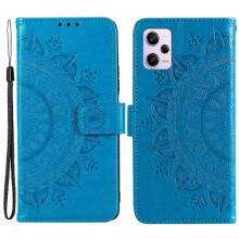 Custodia a portafoglio Mandala SKALO compatibile con Xiaomi Redmi Note12Pro5G - Blu