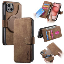 Cás Maighnéadach Nua 2-in-1 le Struchtúr Deighilte, Sealbhóir Cárta & Frith-Ghoid RFID - comhoiriúnach le iPhone12Pro