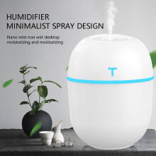 Quinlirra Home Essentials luftfugter - Lydløs, stor kapacitet, bærbar til skrivebord og bil, kompatibel med soveværelsesindretning, julegaveidé