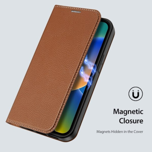 DUX DUCIS compatível com iPhone 14Capa Skin X2 Premium Marrom 1