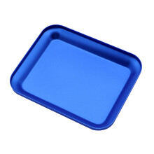 Magnetische Ablage für Muttern und Schrauben, quadratischer Magnethalter für Schrauben, Steckschlüssel, Bolzen und Werkzeuge (Blau)