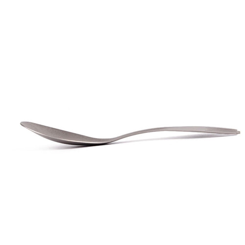 1 τεμάχιο διπλής ακμής Spork πολυλειτουργικό κουτάλι τιτανίου φορητό πιρούνι 1