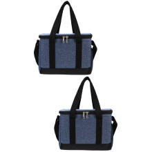 Conjunto de 2 Bolsas Térmicas para Almoço, Portáteis, em Tecido Oxford, para Uso no Campus