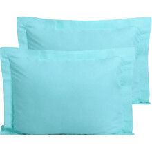 Flxxie Ultra Soft Microfiber Vankúšová sada 2 kusov, veľkosť King 20" x 36", svetlomodrá