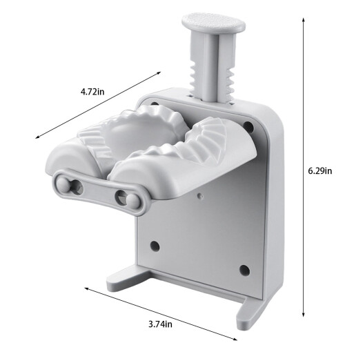 YOBOLK Manual Dumpling Maker - Compatible with Automatic Accessories, Skin Pressing & Storage Tools for Kitchen Organization 2
