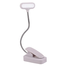 Lampe de lecture à pince, lampe de bureau pliable intelligente avec câble USB, idéale pour la chambre, la résidence étudiante, la décoration de