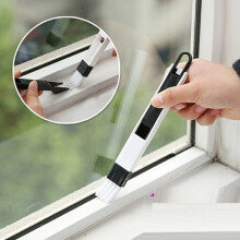 Brosse de nettoyage multi-usages Hesroicy, mini-nettoyeur de clavier et de vitres avec pelle à poussière pour un usage quotidien.