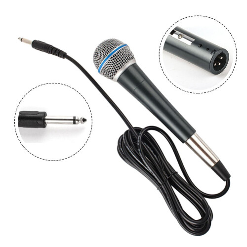 Επαγγελματικό ενσύρματο δυναμικό μικρόφωνο χειρός για καραόκε με φωνητική 1