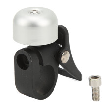 Klingel für Elektroroller, lauter Klang, Fahrradlenkerklingel aus Aluminiumlegierung mit Klapphaken, kompatibel mit Xiaomi M365