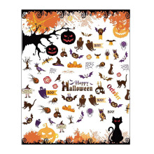 Halloween Temporary Tattoos with Realistic Horror Wound Stickers for Scary Costume Makeup