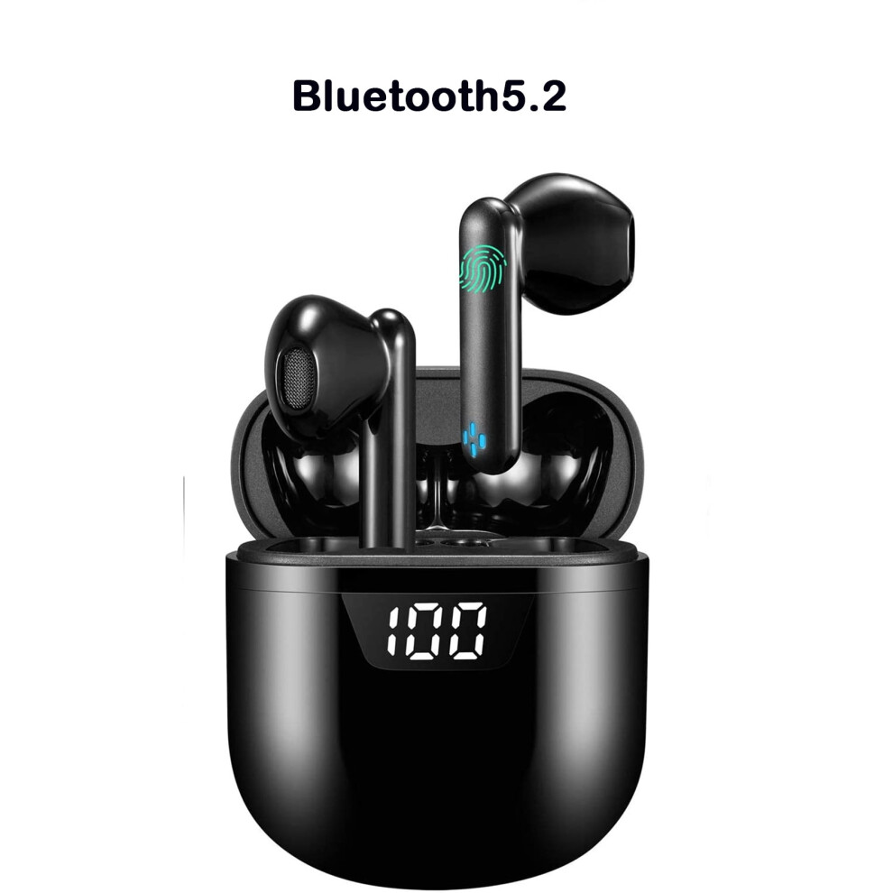True Wireless Earbuds Anc Bluetooth 5.2, 24H Playtime, Ipx7 Waterproof, Usb-C Fast Charge, Clear Calls, Compatible With Apple/Airpods 9340258093234