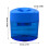 Double-Hole Pencil Sharpener Oval Shape Pencil Sharpener Rotary Pencil Sharpener 6