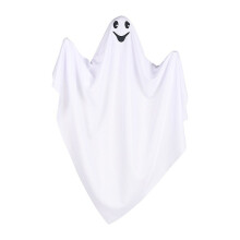 Décorations d'Halloween FloHua en liquidation : petits fantômes blancs effrayants à suspendre pour décorer patio, porche, intérieur et