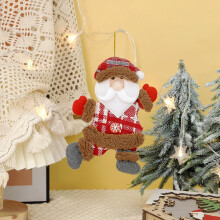 Économies d'été 2024 ! Décorations de Noël Ympuoqn pour intérieur et extérieur, pendentif poupée danseuse, décoration de sapin en tissu,