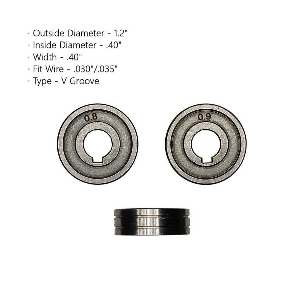 Drive Roll .023 .030 .035 .045 Knurled V U Groove Wire Feed For Mig Welders 9423501593153