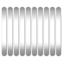 Kuyiluo bracelet blanks 10Pcs Stainless Steel Bracelet Blanks Bracelet Inner Cores DIY Bracelet Molds Jewelry Supplies