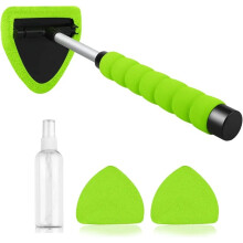 Multifunctional Windshield Cleaner Tool Kit with 4 Reusable Extendable Handles