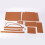 DIY Leather Bag Kit with  PU Leather and Hardware for White Backpack Making 3