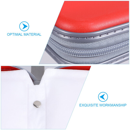 40 Capacity Plastic DVD Case Portable Zipper CD Storage Case Holder Disc Bag 1