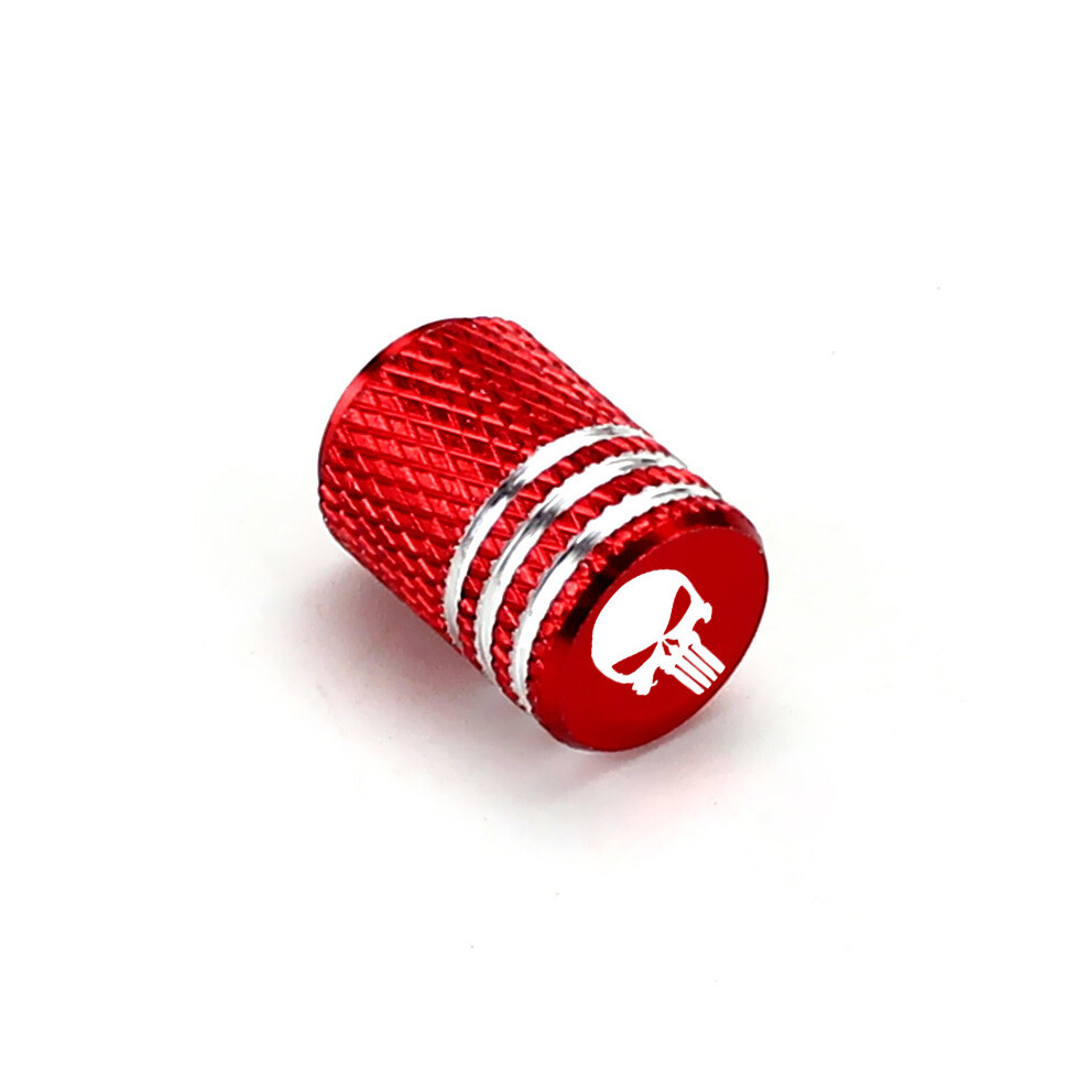 Tire Rim Valve Stem Caps, Skull Shape Universal Tire Valve Caps With Thread Structure, Stylish Car Accessories For Cars Suvs Trucks Motorcycles, 9138057191851