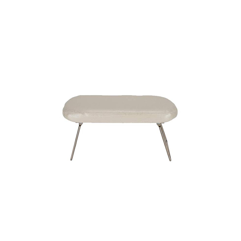 White Nail Arm Rest Pu Leather Cushion With Stable Stainless Bracket For Manicure And Nail Art