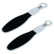 DoubleSided Foot File Callus Remover with Dual Abrasive Surfaces for Wet or Dry Feet Pack of 2
