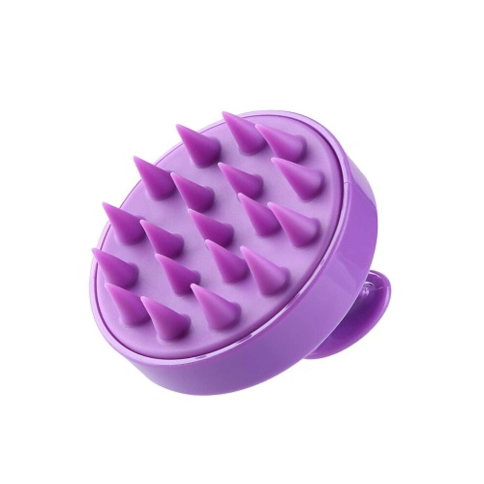 Silicone Scalp Massager Brush with Hook for Gentle Massage and Rich Foam Hair Washing