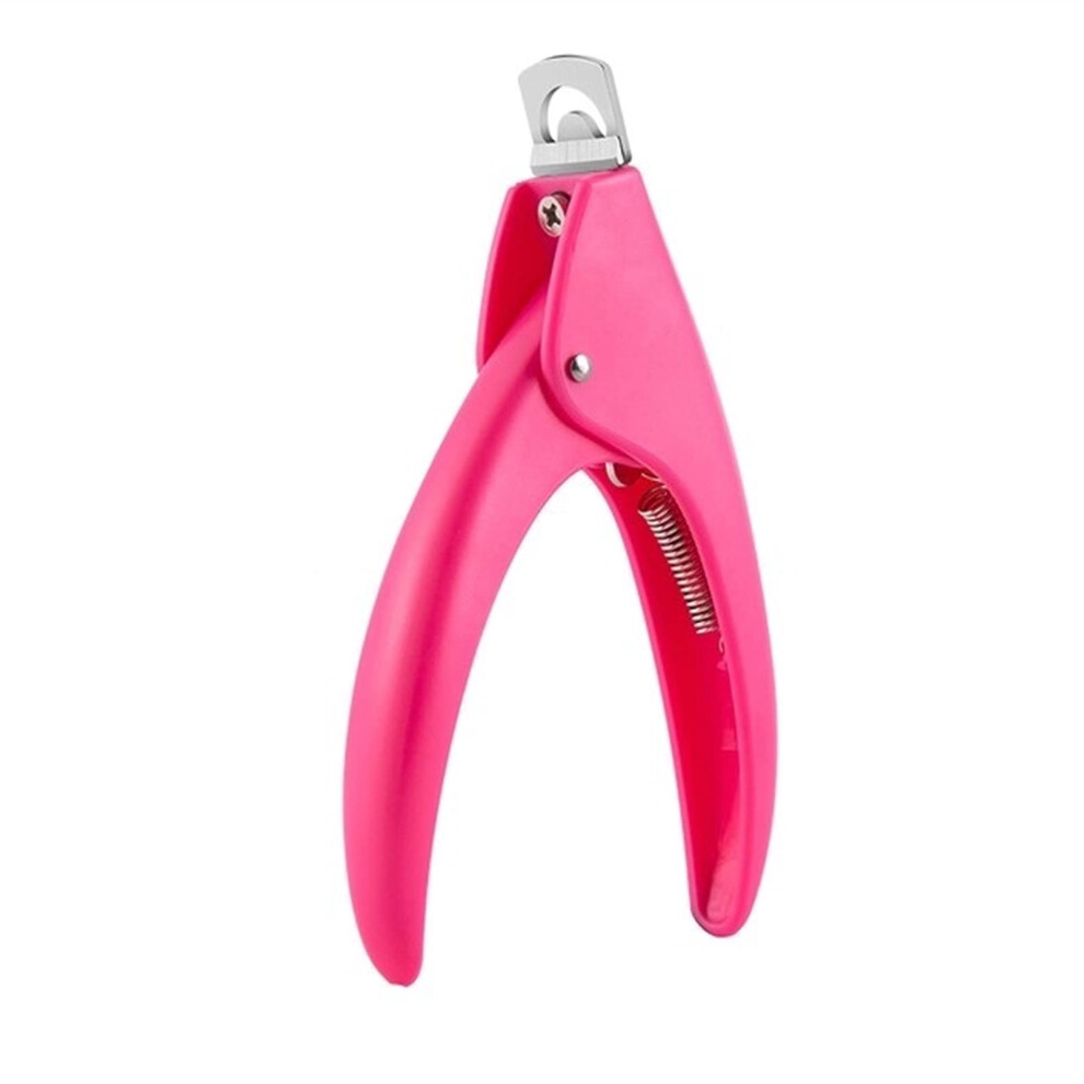 Acrylic Nail Clippers Rose Stainless Steel False Nail Tip Cutter with Precise Shaping Grip