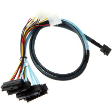 High-density Internal Serial Attached Scsi For Mini Sas Sff-8643, Quad-channel Interface To Sff-8482 Connectors With Ide Power, 12gb/s High-speed Data