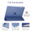 Κομψή θήκη για iPad 10,2 ιντσών, πλήρως προστατευτική ημιδιαφανής θήκη με ελάχιστες 5