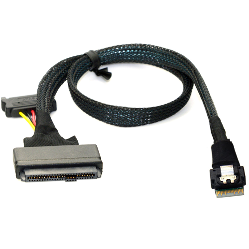 Nvme Pcie Ssd Cable, Featuring Mini Sas Hd To U.2 Connectivity And RoHS Certification, For Seamless Integration Into Modern Computing Environments