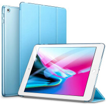 Smalt genomskinligt frostat fodral, 9,7-tums ultratunt matt ytfodral för iPad, halkfri effekt med flera deformationsfunktioner, automatisk