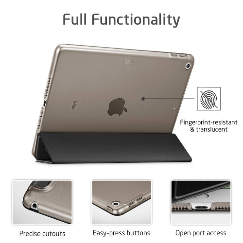 Capa elegante para iPad de 10,2 polegadas, capa translúcida totalmente protetora com recortes mínimos e design requintado, várias cores 2