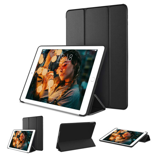 Capa sofisticada para o seu iPad de 10,2 polegadas (7ª geração), capa inteligente leve com ativação/desativação automática, suporte triplo e