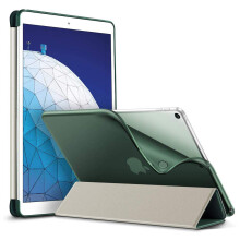 Lichtgewicht drievoudig opvouwbare smartcase voor 10,5 inch iPad Air 3e generatie 2019, ultradunne doorschijnende matte achterkant, volledige