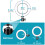 Ring Light For Makeup, 360 Degree Rotation Capability 5