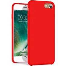 Ontworpen voor iPhone SE (2e en 3e generatie), iPhone 7 en iPhone 8, hoesje van vloeibaar siliconen, elegant en stijlvol ontwerp, schokabsorberende