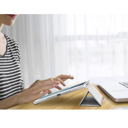 Recortes precisos, acabamento suave, capa para iPad de 10,2 polegadas, função de ativação/desativação automática, compatível com iPad de 9ª, 2